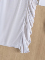 Conjunto Biquíni Tomara Que Caia Calça Pantalona Com Babados