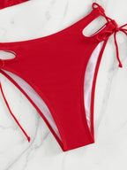 Biquíni Com Cropped E Amarração Lateral Minimalista