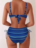 Biquíni Meia Taça Sustentação Estampado Resort