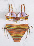 Biquíni Meia Taça Sustentação Estampado Resort