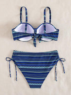 Biquíni Meia Taça Sustentação Estampado Resort