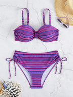 Biquíni Meia Taça Sustentação Estampado Resort
