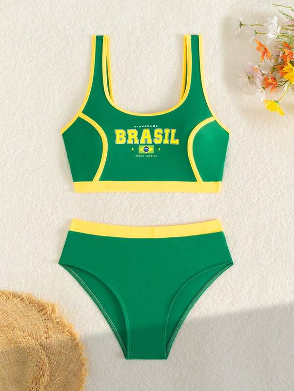 Biquini Verde Brasil