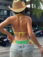 Biquini Verde e Amarelo