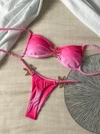 Biquíni Tomara Que Caia Com Aplicações Marinhas Resort
