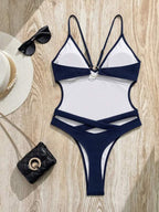 Maiô Canelado Com Costas Vazadas Estilo Resort Chic