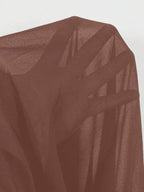 Saída De Praia Vestido Curto Transparente Manga Longa